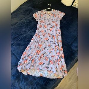 Floral lavender dress